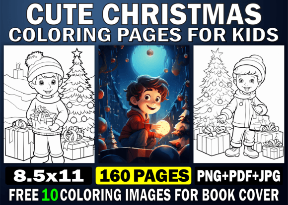 160 Cute Christmas Coloring Pages for Creative Expression, Learning, and Joyful Engagement