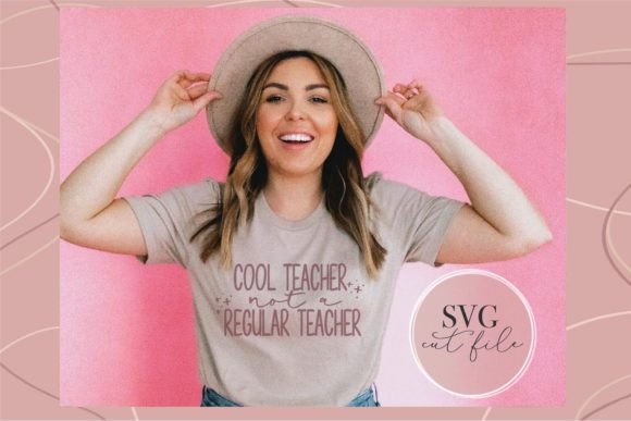 Cool Teacher, Not a Regular Teacher SVG: A Versatile Design Asset for Educators and Makers