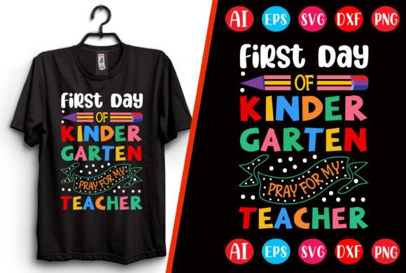 First Day of Kindergarten T-Shirt Design