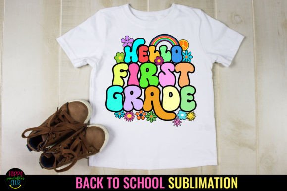 Hello First Grade First Day School PNG