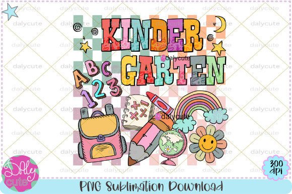 Kindergarten Retro Teacher Back to Schoo