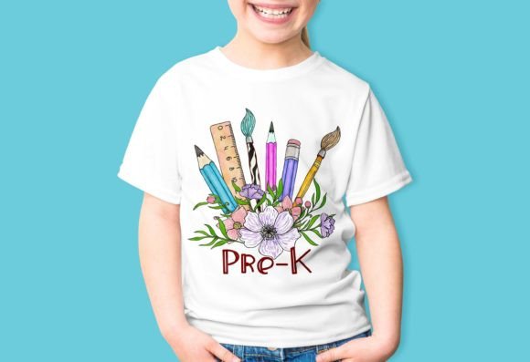 Pre-K School Sublimation Designs