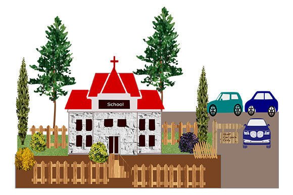 School 3 Background